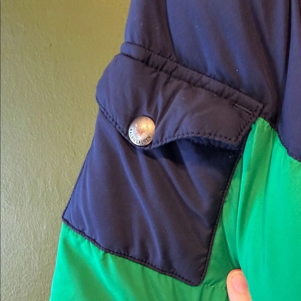 Ralph Lauren Green and Blue Polo Jacket